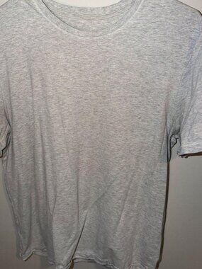 SKIMS Cotton Crew Neck T-Shirt Men's M Light Heather Gray